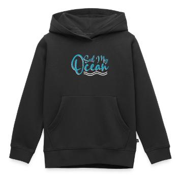 Seglen Segelboot Segler - Kinder Premium Organic Hoodie - Schwarz - Vorne - AI Model Kid Male (0cm)
