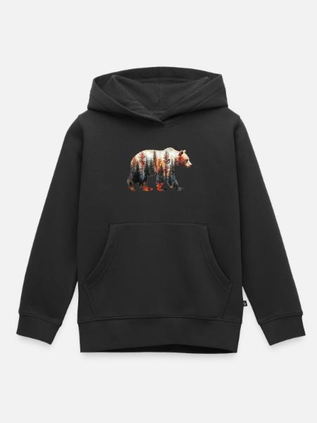 Karhu - Lasten Premium huppari luomu - musta