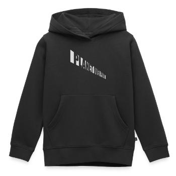Planète sur le devis de profit - Sweat Premium à capuche enfant bio - noir - Devant - AI Model Kid Male (0cm)