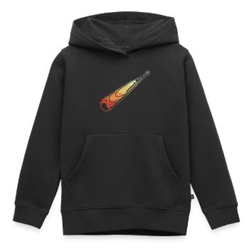 Vintage Baseballschläger - Kinder Premium Organic Hoodie - Schwarz - Vorne - AI Model Kid Male (0cm)