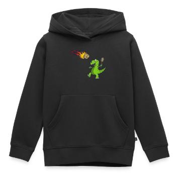 Return to sender - Kids Premium Organic Hoodie - black - Front - AI Model Kid Male (0cm)