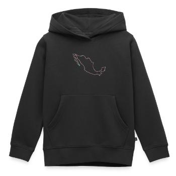 Mexiko - Kinder Premium Organic Hoodie - Schwarz - Vorne - AI Model Kid Male (0cm)