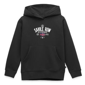 Savile Row Stadt Westminster - Kinder Premium Organic Hoodie - Schwarz - Vorne - AI Model Kid Male (0cm)