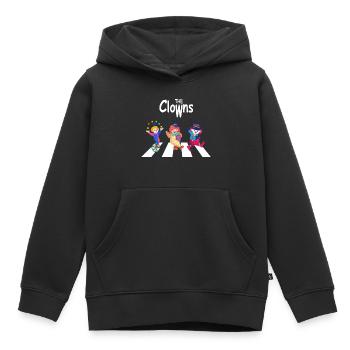 Die Clowns - Kinder Premium Organic Hoodie - Schwarz - Vorne - AI Model Kid Male (0cm)