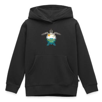 Ocean Sublimation - Kids Premium Organic Hoodie - black - Front - AI Model Kid Male (0cm)