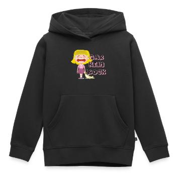 Pas de mèmes de buck du tout | Humour Disant amusant - Sweat Premium à capuche enfant bio - noir - Devant - AI Model Kid Male (0cm)