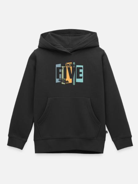 Fünf Jahre alt - Kinder Premium Organic Hoodie - Schwarz