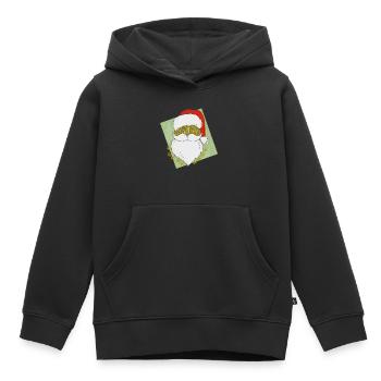 Nicholas HohoHO! - Kinder Premium Organic Hoodie - Schwarz - Vorne - AI Model Kid Male (0cm)
