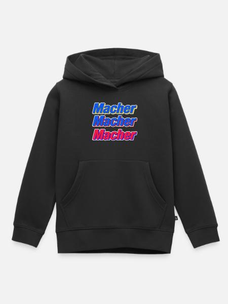 Macher 2 - Kinder Premium Organic Hoodie - Schwarz