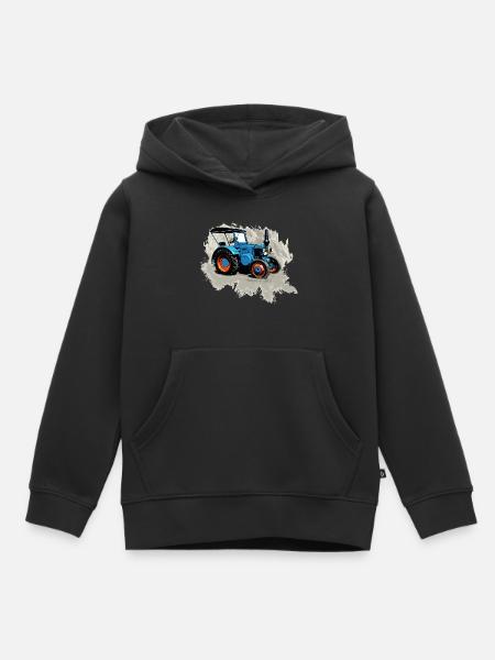 Traktor Lanz - Kinder Premium Organic Hoodie - Schwarz