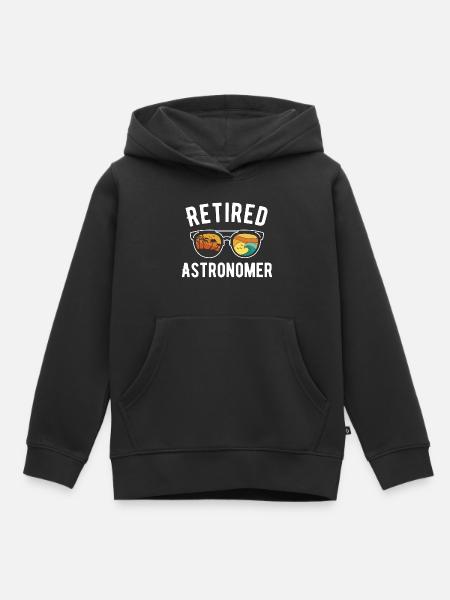 Astronome à la retraite Strandpenner - Sweat Premium à capuche enfant bio - noir