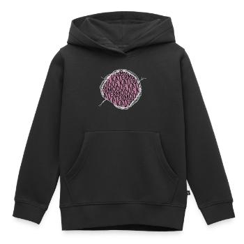 geschenk cool säugetier witzig katze weihnachten - Kinder Premium Organic Hoodie - Schwarz - Vorne - AI Model Kid Male (0cm)