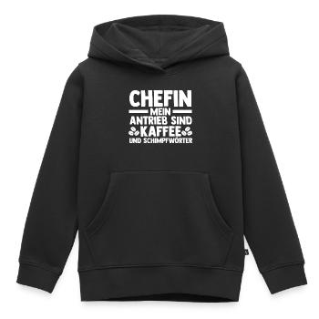 Arbeit Kollegen Büro Teamleiter Führungskraft Chef - Kinder Premium Organic Hoodie - Schwarz - Vorne - AI Model Kid Male (0cm)