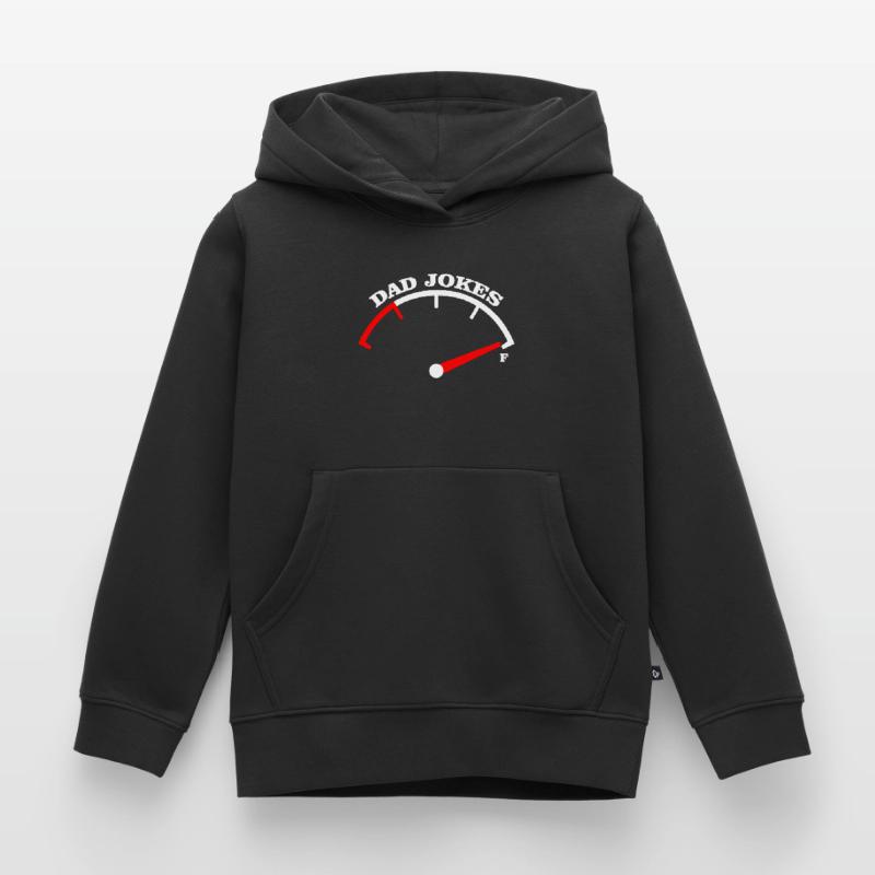 Conception du Tee Meter Dad Jokes Sweat Premium à capuche enfant bio