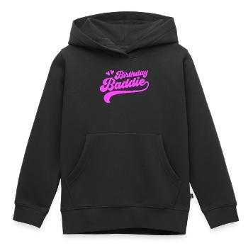 Méchant d’anniversaire - Sweat Premium à capuche enfant bio - noir - Devant - AI Model Kid Male (0cm)