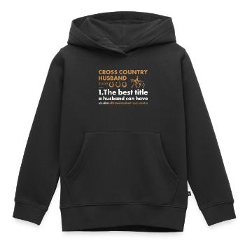 Rider Husband Definition Cross Country - Kinder Premium Organic Hoodie - Schwarz - Vorne - AI Model Kid Male (0cm)