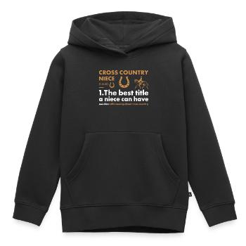 Rider Niece Definition Cross Country - Kinder Premium Organic Hoodie - Schwarz - Vorne - AI Model Kid Male (0cm)
