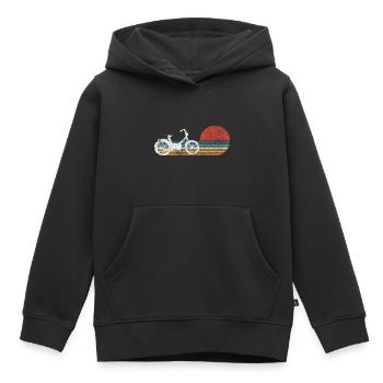 Moped 50ccm - Kinder Premium Organic Hoodie - Schwarz - Vorne - AI Model Kid Male (0cm)