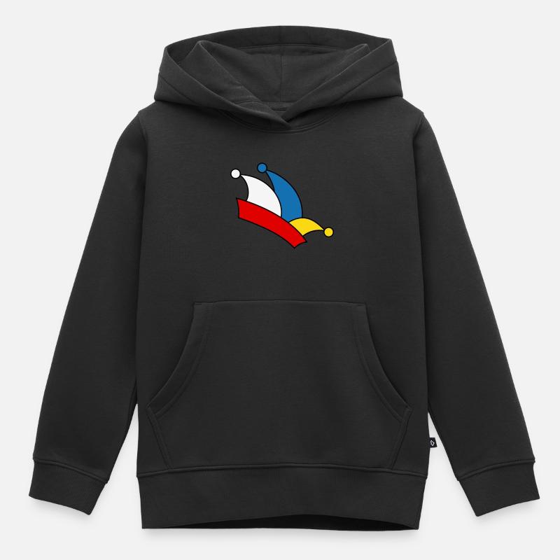 Narrenkappe Mainz - Kinder Premium Organic Hoodie - Schwarz