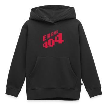 Netzwerk verloren Error 404 - Kinder Premium Organic Hoodie - Schwarz - Vorne - AI Model Kid Male (0cm)