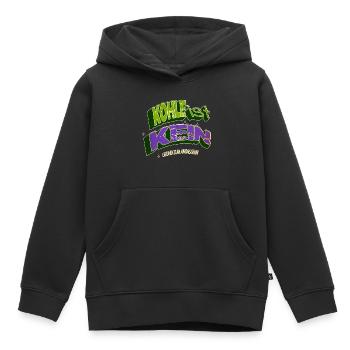 bienchen activist apparel umweltbewusst - Kinder Premium Organic Hoodie - Schwarz - Vorne - AI Model Kid Male (0cm)