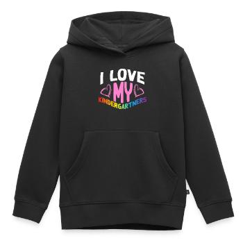 Kindergarten! - Kinder Premium Organic Hoodie - Schwarz - Vorne - AI Model Kid Male (0cm)