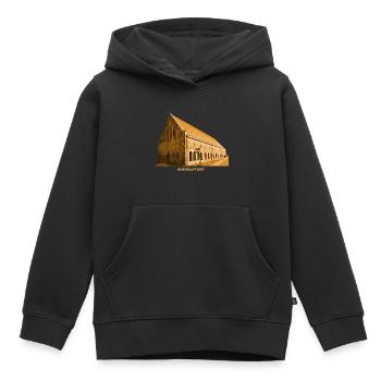 Himmelpfort Brauhaus Kloster Brandenburg - Kids Premium Organic Hoodie - black - Front - AI Model Kid Male (0cm)