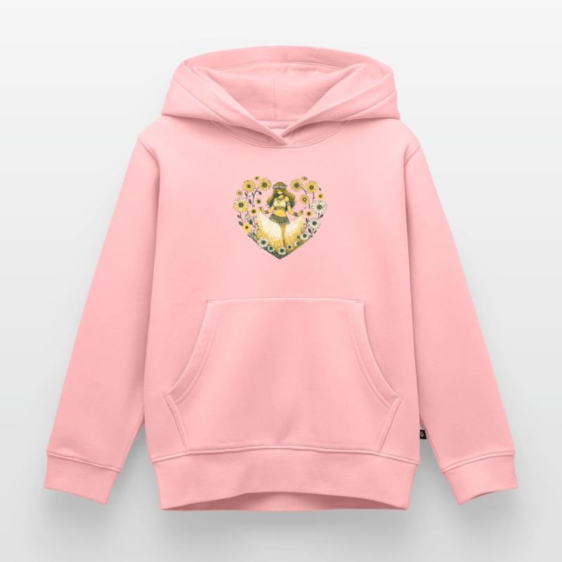 Belly Dancer Daisy Kids Premium Organic Hoodie