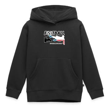 Fußball Fieber Tschechien - Kinder Premium Organic Hoodie - Schwarz - Vorne - AI Model Kid Male (0cm)
