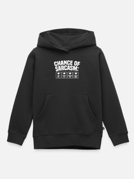Chance für Sarkasmus Lustig - Kinder Premium Organic Hoodie - Schwarz