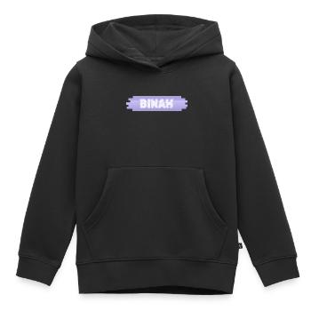 Mutter Binah - Kinder Premium Organic Hoodie - Schwarz - Vorne - AI Model Kid Male (0cm)