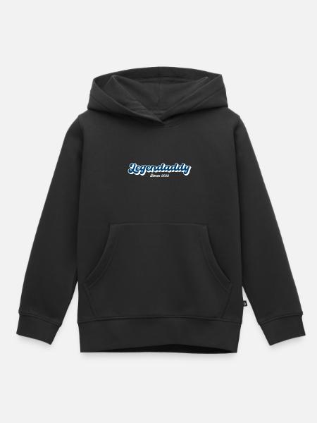 Papa lustiger Spruch - Kinder Premium Organic Hoodie - Schwarz