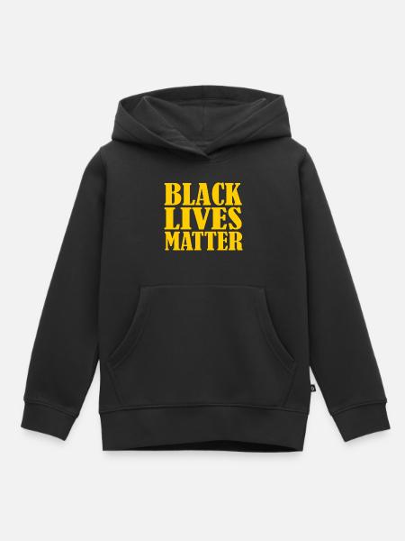 Black lives matter - Kinder Premium Organic Hoodie - Schwarz