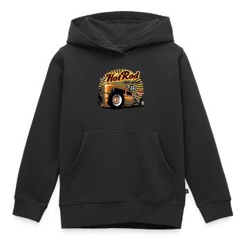 Hotrod Hot Rod Speedracer - Kinder Premium Organic Hoodie - Schwarz - Vorne - AI Model Kid Male (0cm)