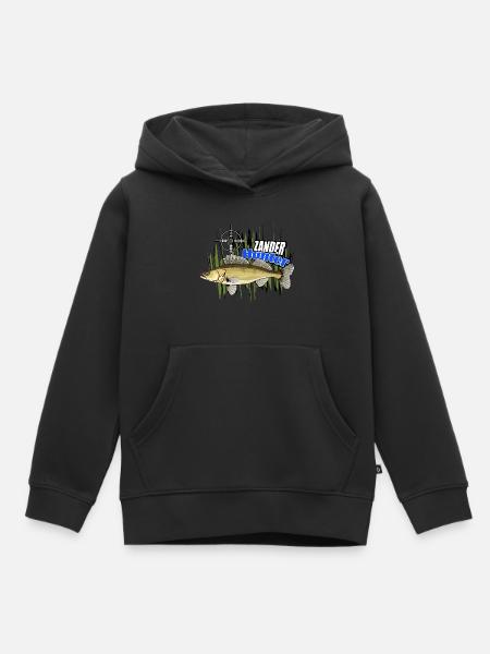Zander Jäger - Kinder Premium Organic Hoodie - Schwarz