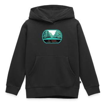 Vue panoramique d'El Nido ile de Palawan - Sweat Premium à capuche enfant bio - noir - Devant - AI Model Kid Male (0cm)