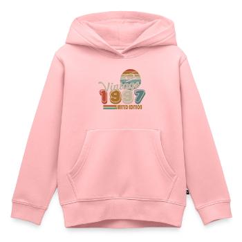1997 - Kinder Premium Organic Hoodie - Rosa - Vorne - AI Model Kid Female (0cm)
