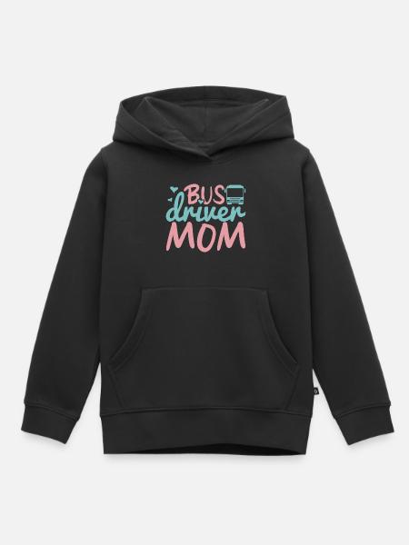 Busfahrer Mama - Kinder Premium Organic Hoodie - Schwarz