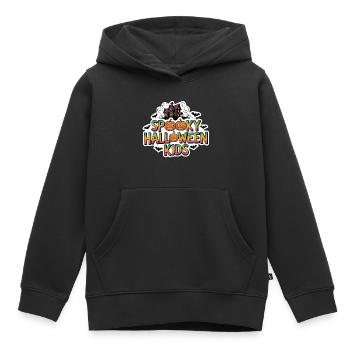 Spuk Halloween Kids Motiv - Kinder Premium Organic Hoodie - Schwarz - Vorne - AI Model Kid Male (0cm)