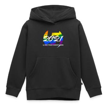 5. Geburtstag 2021 Jungen und Mädchen Geschenk - Kinder Premium Organic Hoodie - Schwarz - Vorne - AI Model Kid Male (0cm)