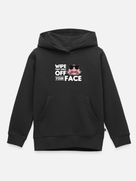 Blobfisch - Kinder Premium Organic Hoodie - Schwarz
