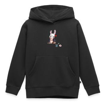 Amour de chasse - Sweat Premium à capuche enfant bio - noir - Devant - AI Model Kid Male (0cm)