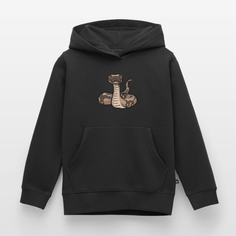 Ball Python Schlange Königspython Kinder Premium Organic Hoodie