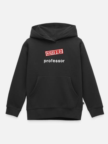 Professor - Kinder Premium Organic Hoodie - Schwarz