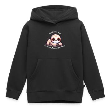 Fauli in economy mode - Kids Premium Organic Hoodie - black - Front - AI Model Kid Male (0cm)