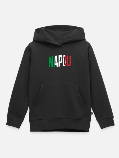 Napoli Italien Neapel - Kinder Premium Organic Hoodie - Schwarz