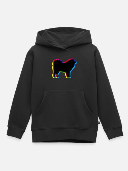 CMJN Chien Tibétain / Do Khyi / Mastiff - Sweat Premium à capuche enfant bio - noir