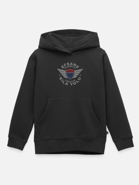 Muğla - Kinder Premium Organic Hoodie - Schwarz