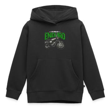 S51 Moped Enduro - Kult für Simson Liebhaber - Kinder Premium Organic Hoodie - Schwarz - Vorne - AI Model Kid Male (0cm)