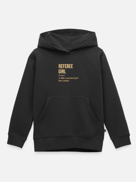 Arbitre Arbitre Arbitre - Sweat Premium à capuche enfant bio - noir